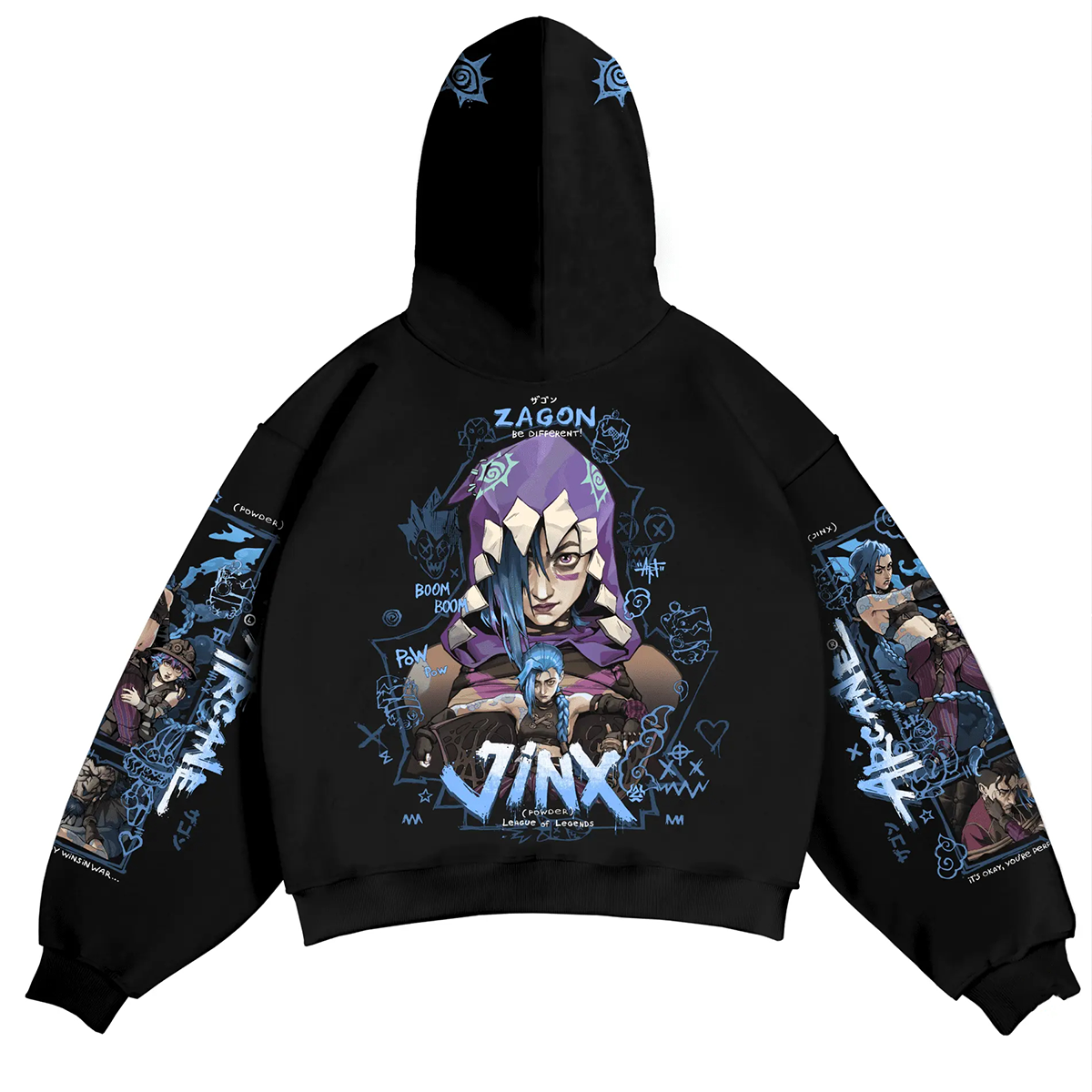 JINX Unisex Zip Up Hoodie