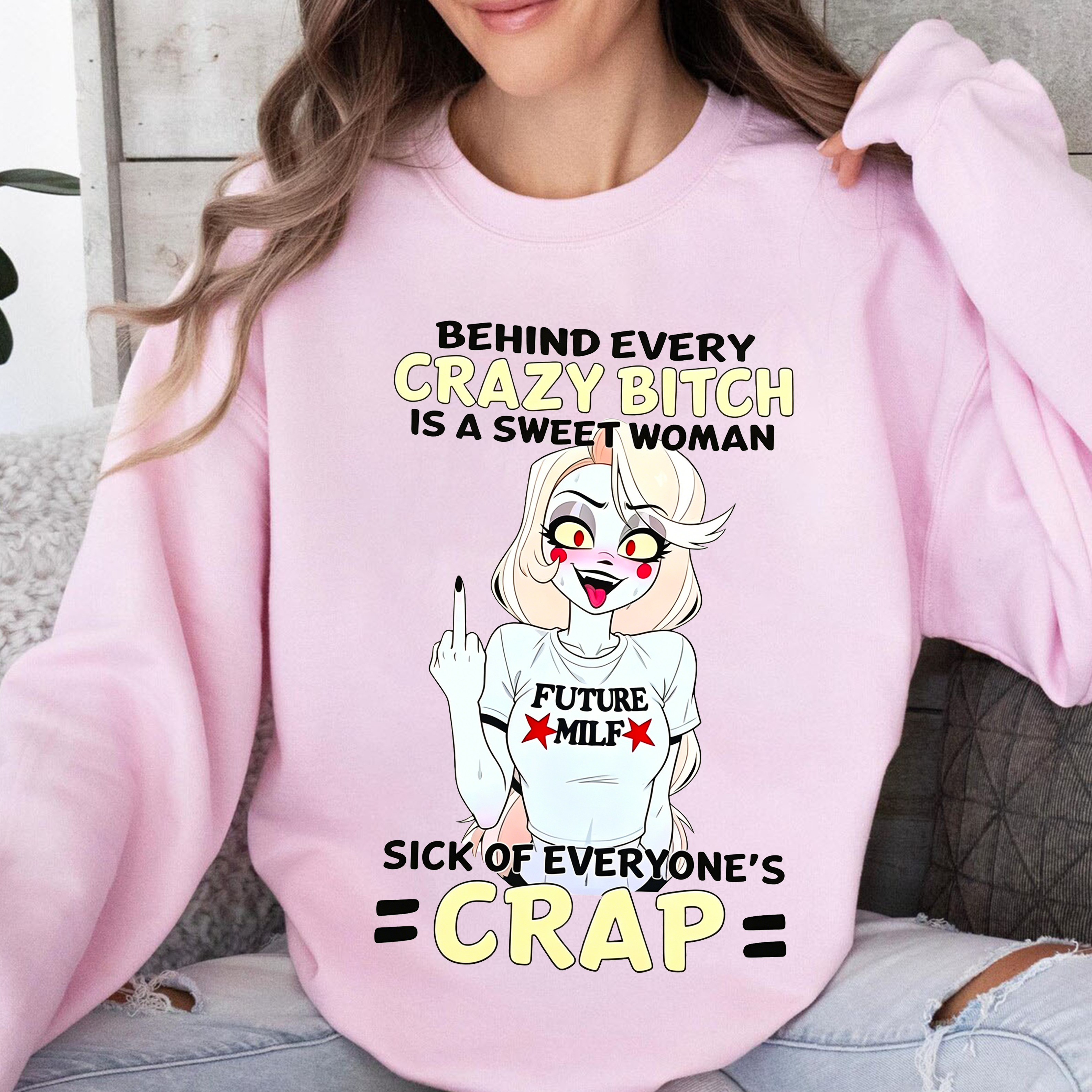 Charlie Morningstar Hazbin Hotel Unisex Shirts/Crewneck/Hoodie