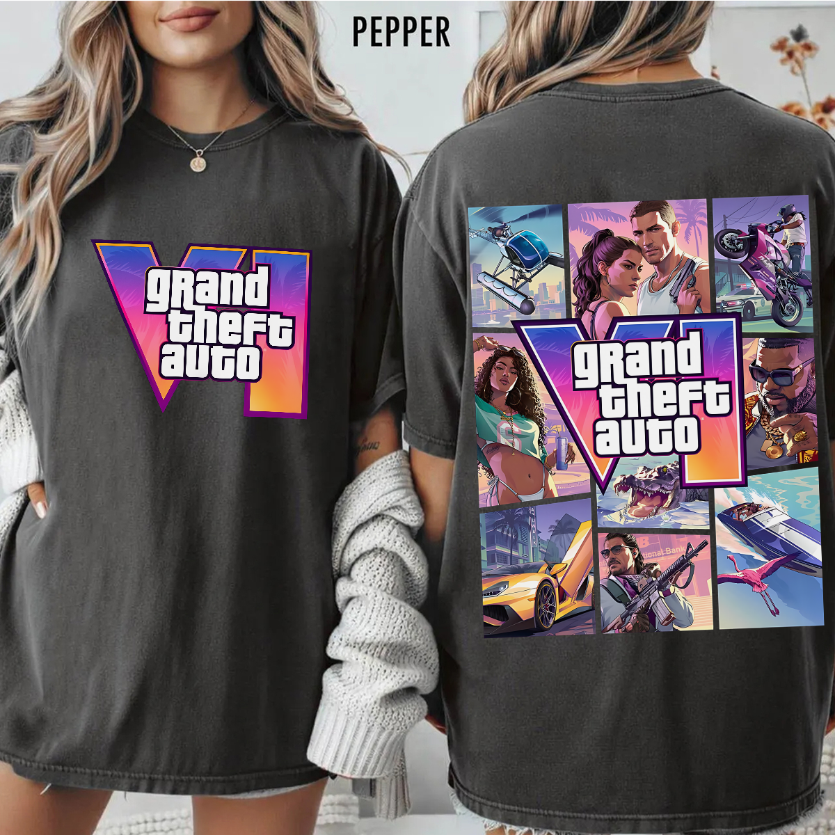 GTA 6 Unisex T-shirt/Crewneck/Hoodie