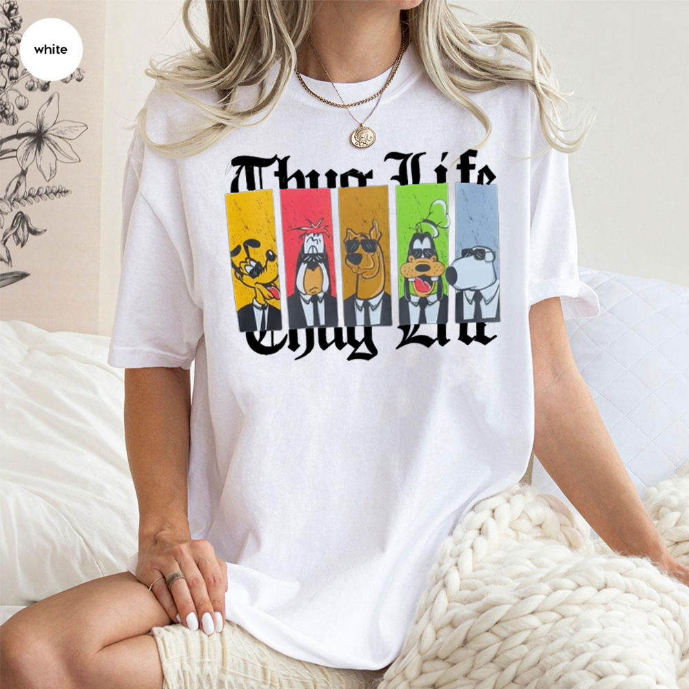 Thug Life Nostalgic Dog Shirt