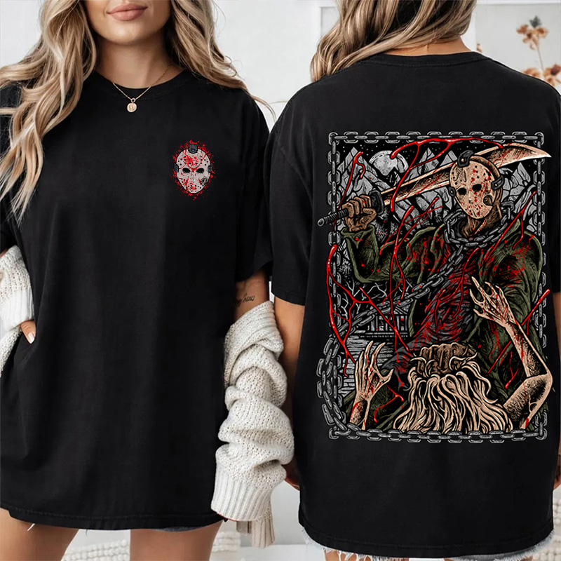 Jason Vorhees the Butcher of Crystal Lake Unisex T-shirt/Crewneck/Hoodie