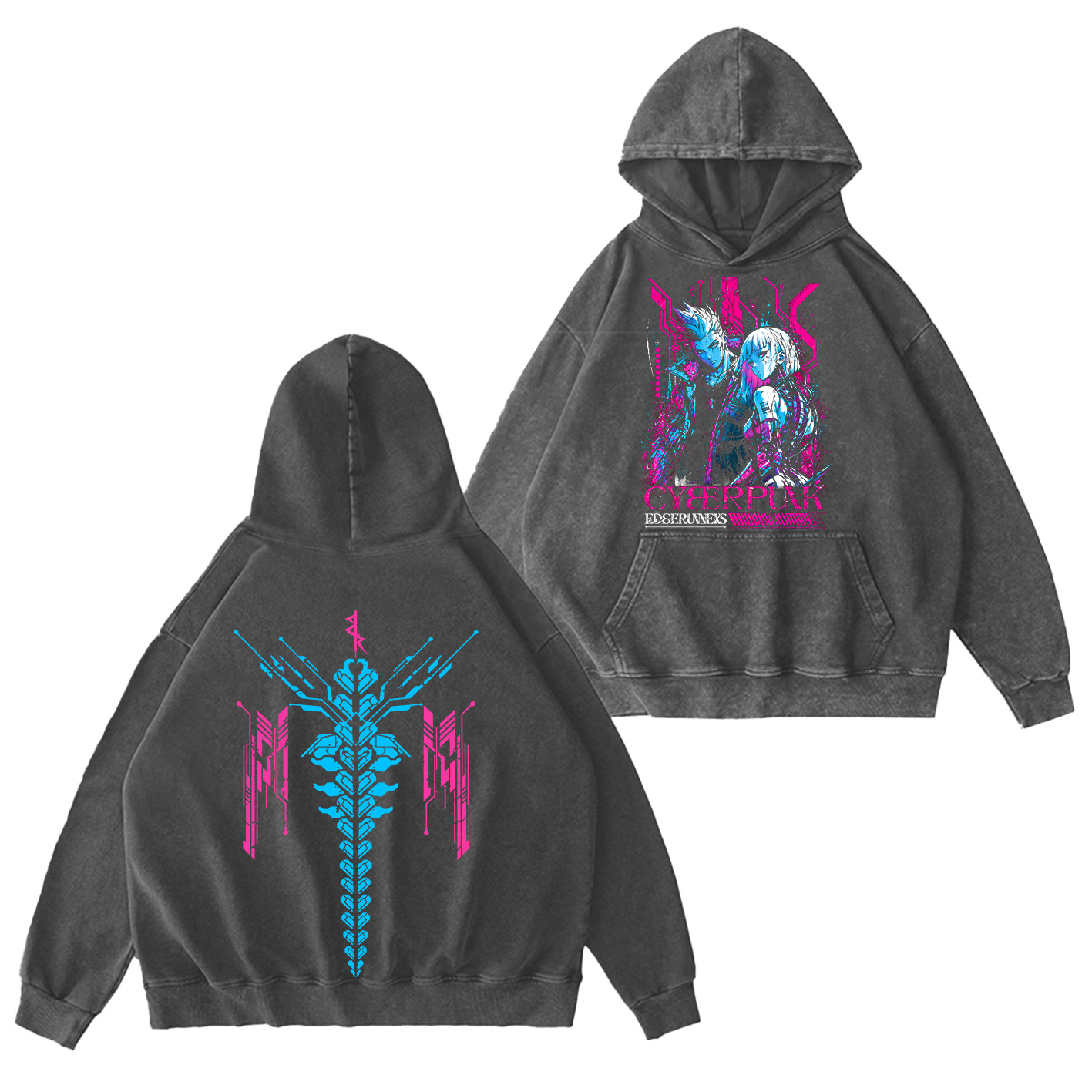 Lucy Cyberpunk Edgerunners  Oversized T-shirt/Crewneck/Hoodie