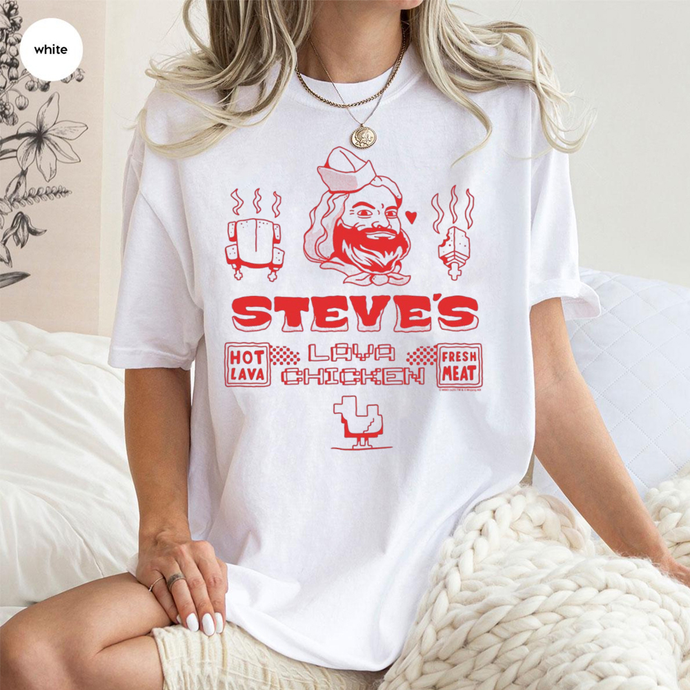 A Minecraft Movie Steve Lava Chicken T-shirt