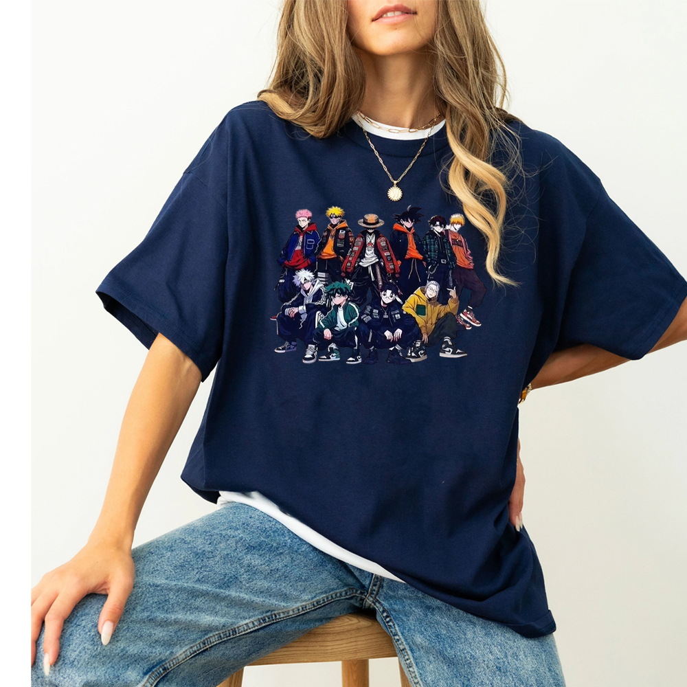 Luffy Goku Ichigo Deku Naruto without Thuglife Shirt