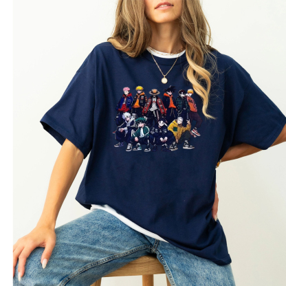 Luffy Goku Ichigo Deku Naruto without Thuglife Shirt