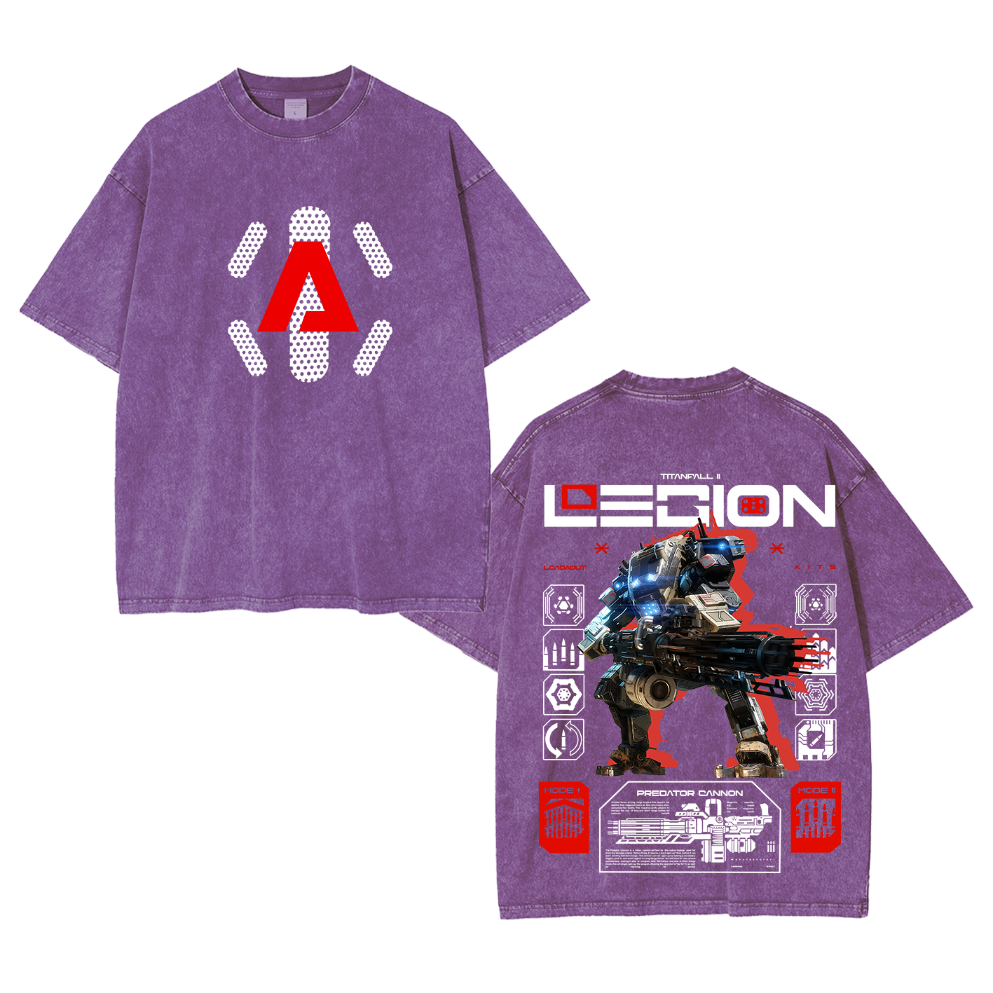 Legion Titanfall  Unisex Washed T-Shirt