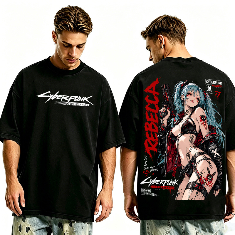 Rebecca⁠ ⁠Cyberpunk Edgerunners⁠ ⁠Oversized T-shirt/Crewneck/Hoodie