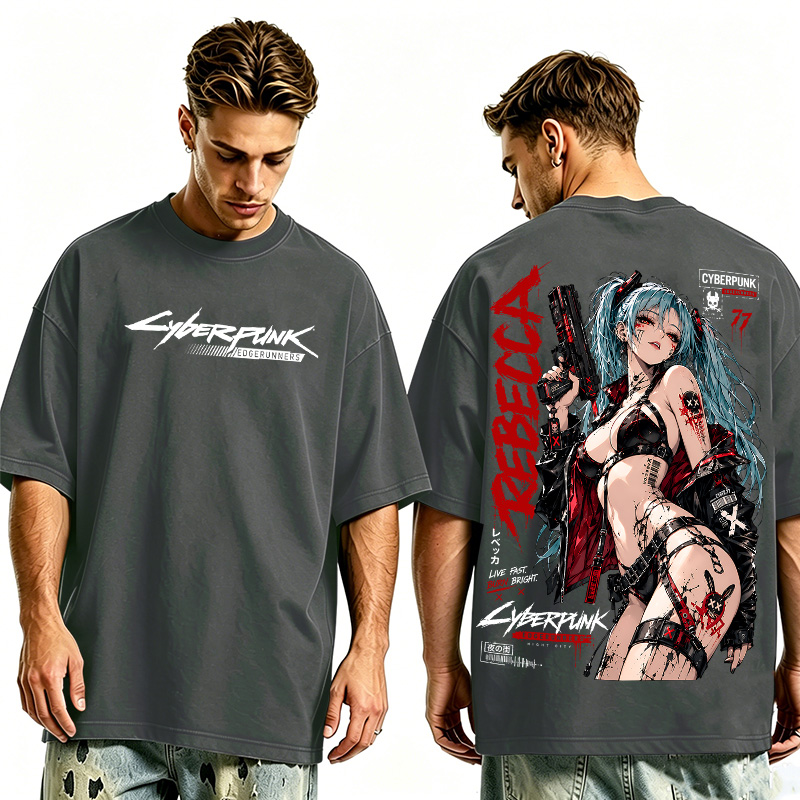 Rebecca⁠ ⁠Cyberpunk Edgerunners⁠ ⁠Oversized T-shirt/Crewneck/Hoodie