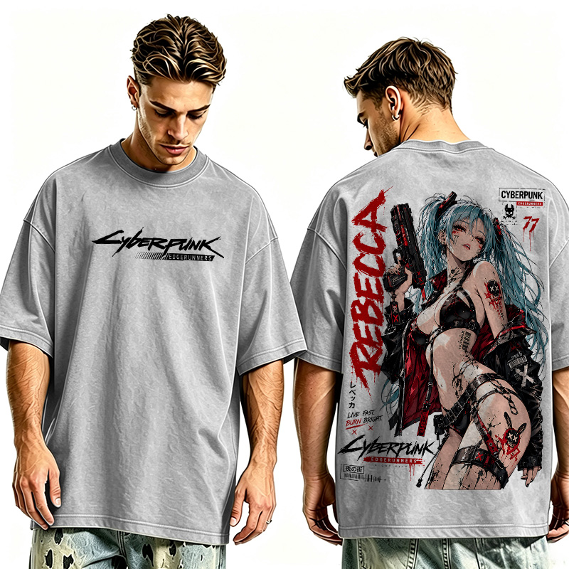 Rebecca⁠ ⁠Cyberpunk Edgerunners⁠ ⁠Oversized T-shirt/Crewneck/Hoodie
