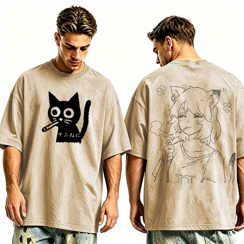 Yani Neko Oversized T-shirt/Crewneck/Hoodie