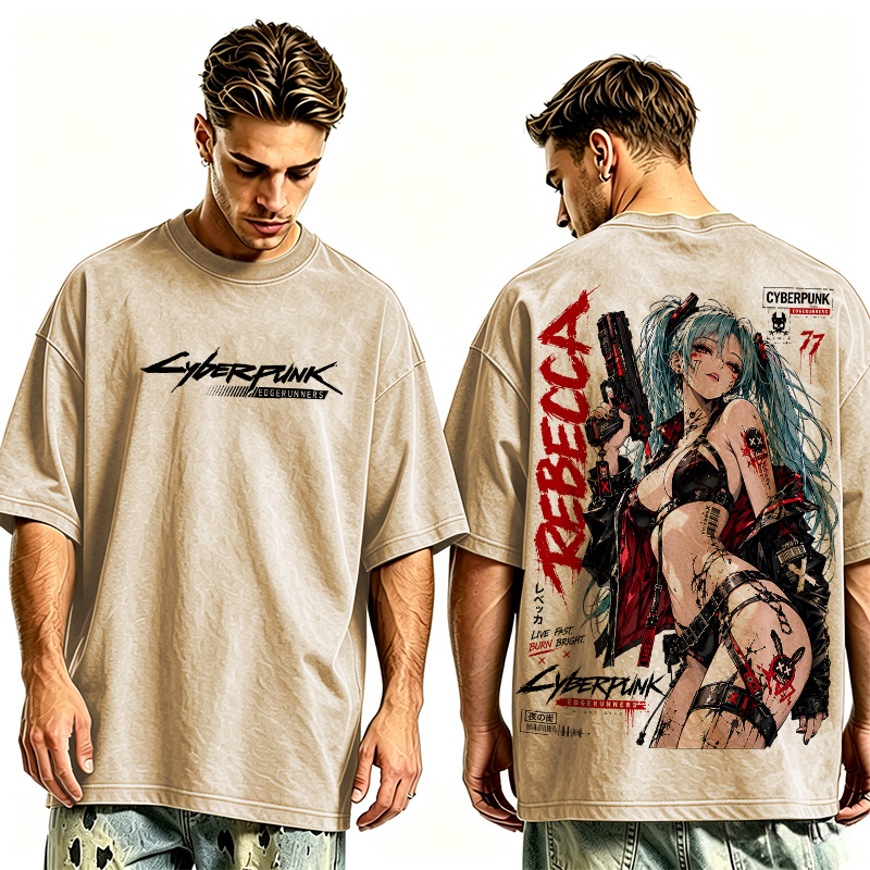 Rebecca⁠ ⁠Cyberpunk Edgerunners⁠ ⁠Oversized T-shirt/Crewneck/Hoodie