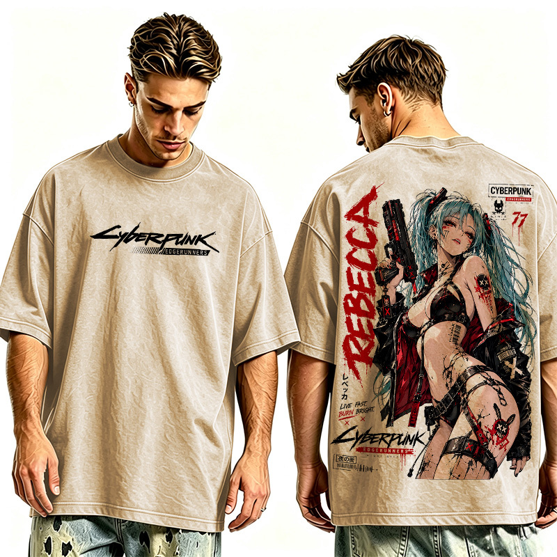 Rebecca⁠ ⁠Cyberpunk Edgerunners⁠ ⁠Oversized T-shirt/Crewneck/Hoodie