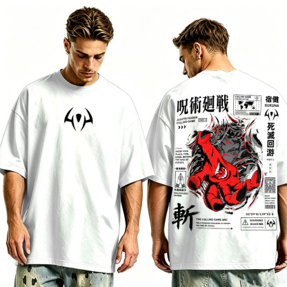 ⁠ Jujutsu Kaisen Oversized T-shirt/Crewneck/Hoodie