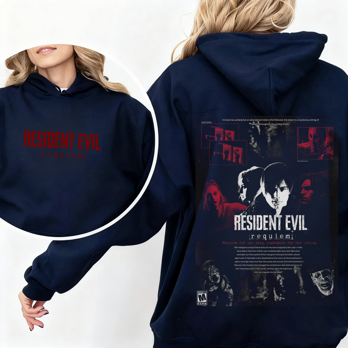 Resident Evil 9 Requiem Oversized T-shirt/Crewneck/Hoodie