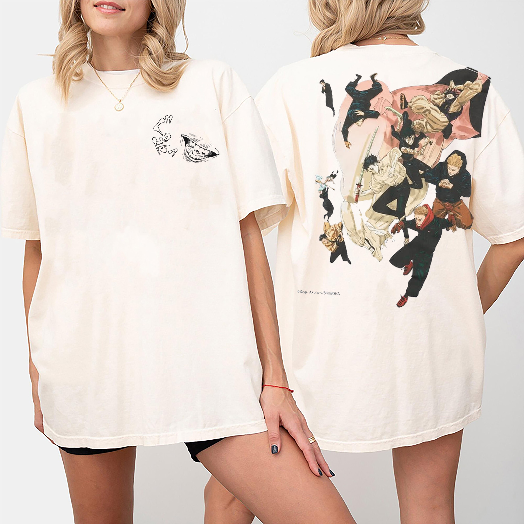 Siap-siap!!! Jujutsu Kaisen, HUNTERxHUNTEROversized T-shirt/Crewneck/Hoodie