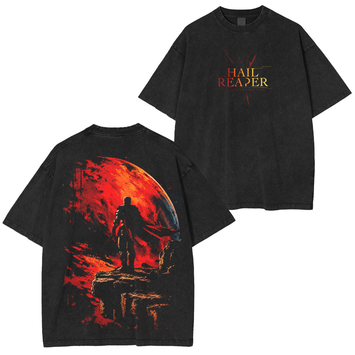 Red Rising Unisex Washed T-shirt/Crewneck/Hoodie