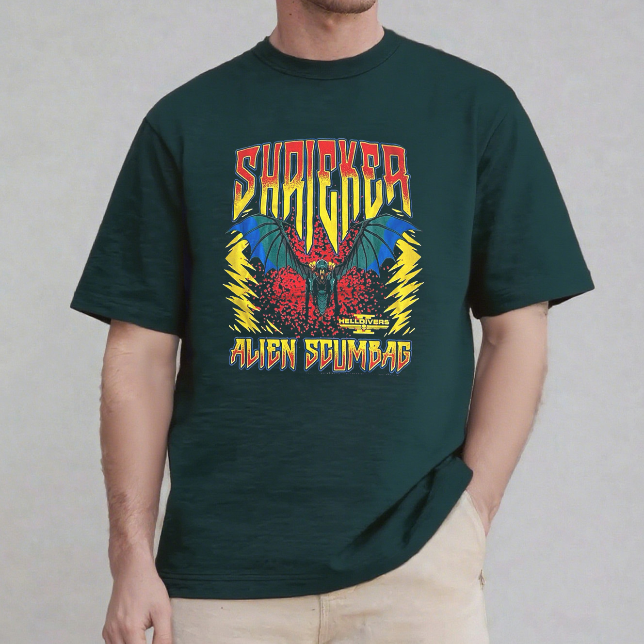 Helldivers 2 Shrieker Heavy Metal Unisex Shirt/Crewneck/Hoodie