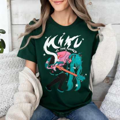 Miku & the world XD mikumikudance Unisex Shirt/Crewneck/Hoodie
