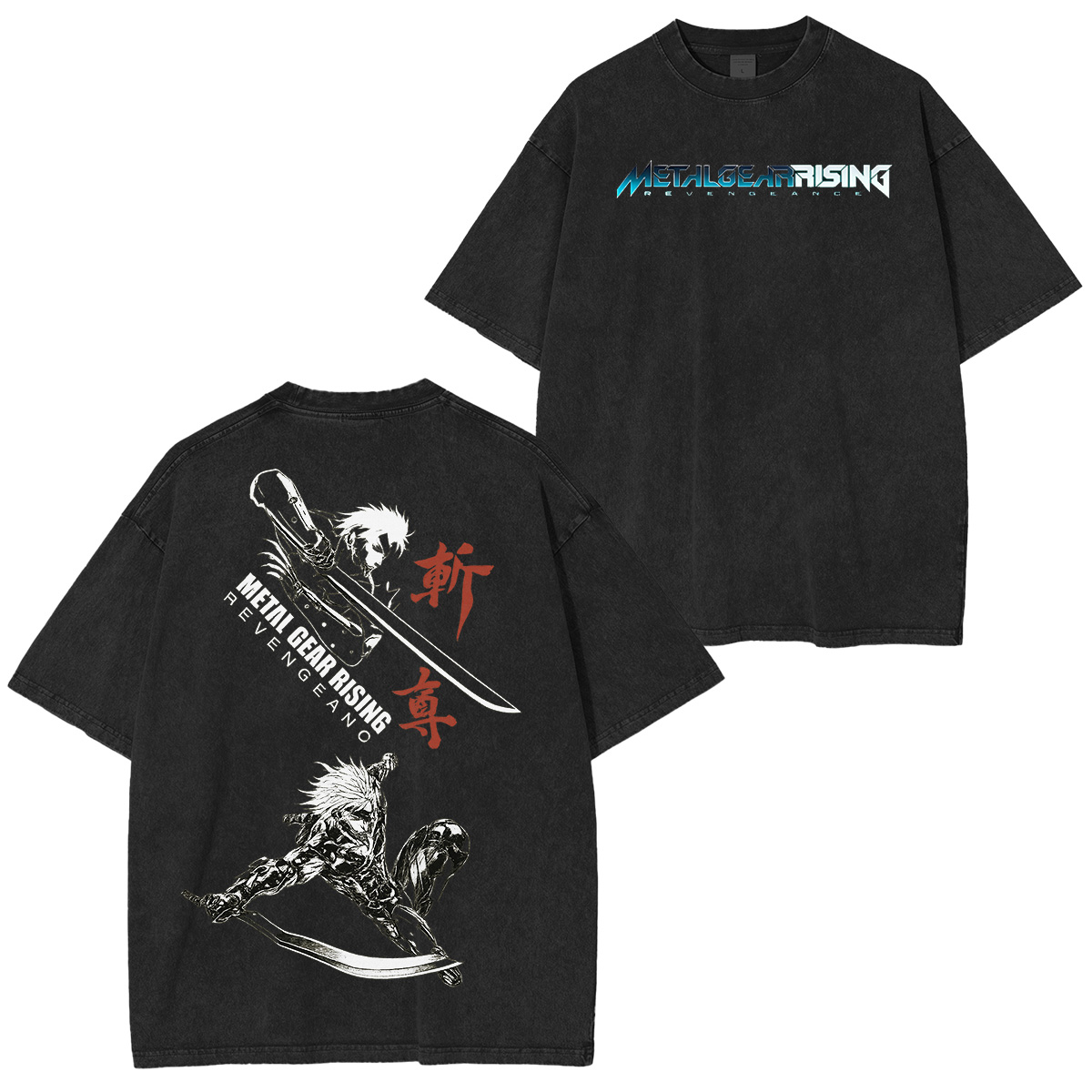 Metal Gear Rising Raiden Washed Unisex T-Shirt