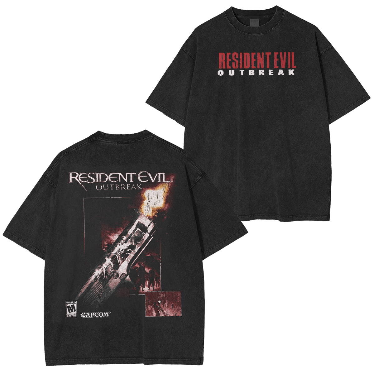 Resident Evil Outbreak Heavy Ito Washing Tee
