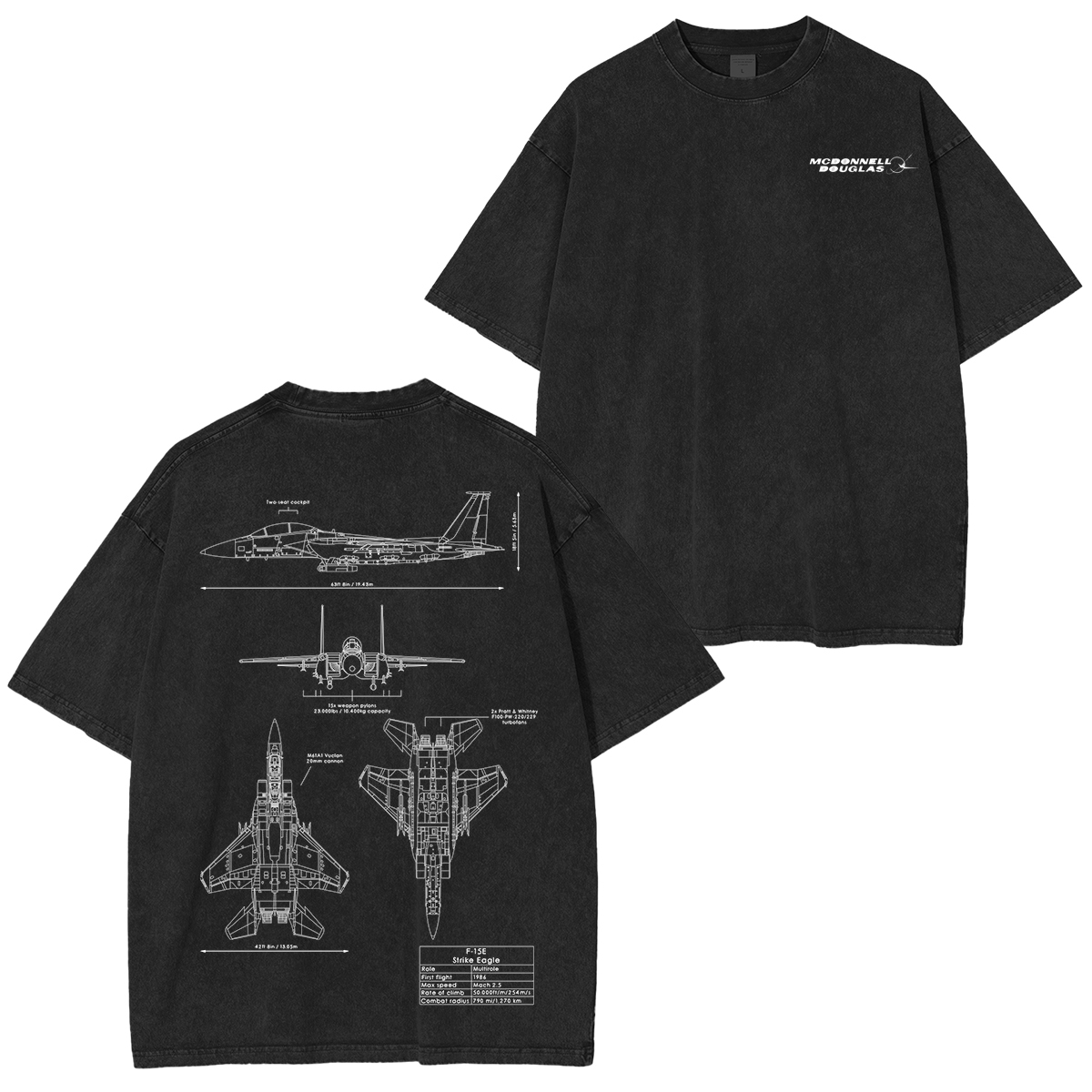 F-15 Strike Eagle Is Sick Vintage Washed T-shirt/Crewneck/Hoodie