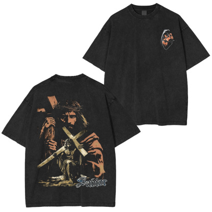 4 Trumpets, Barely Time, Repent and Find Jesus Vintage Washed T-shirt/Crewneck/Hoodie