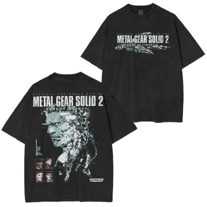 Metal Gear Solid 2 Washed T-shirt