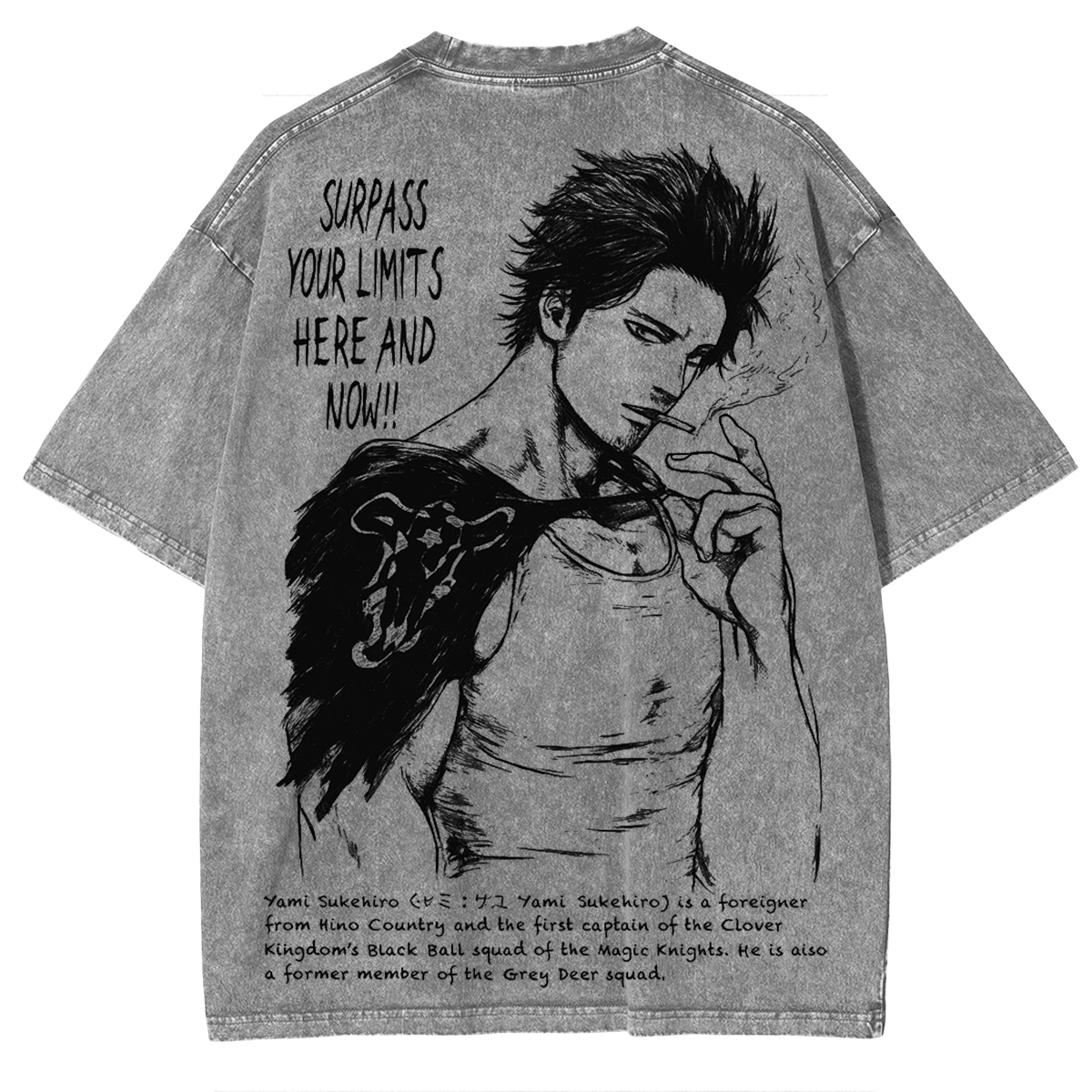 Yamisukehiro Black Clover Anime T-Shirt