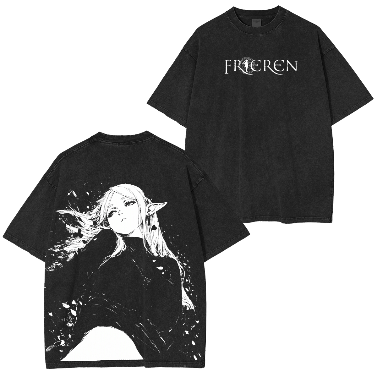 Frieren: Beyond Journey's End Vintage Unisex  Washed T-Shirt