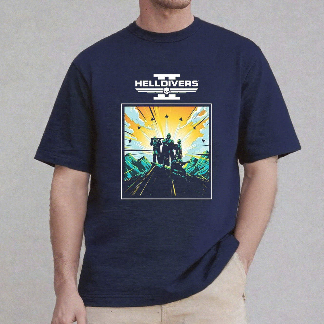 Helldivers 2 Grayscale Video Game Unisex Shirt/Crewneck/Hoodie