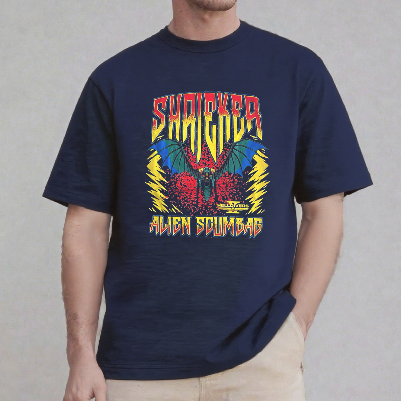 Helldivers 2 Shrieker Heavy Metal Unisex Shirt/Crewneck/Hoodie