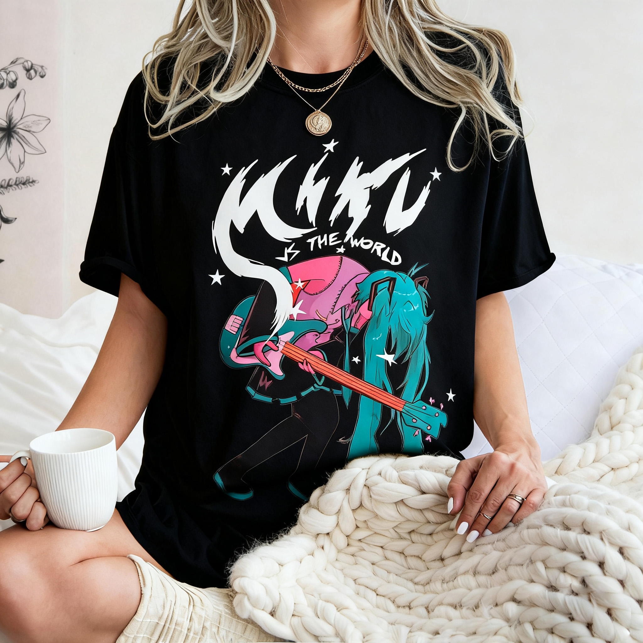 Miku & the world XD mikumikudance Unisex Shirt/Crewneck/Hoodie