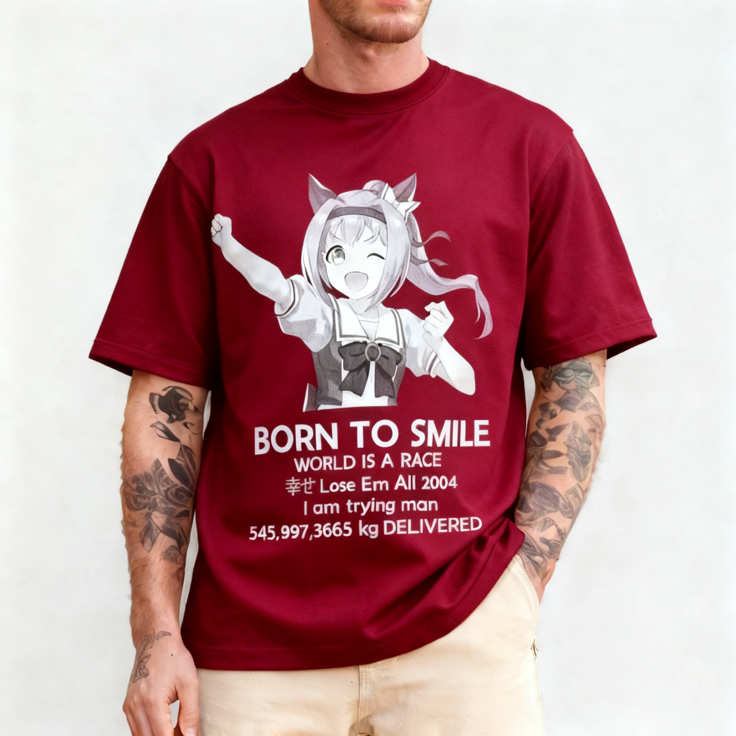 My daughter is so sweet and cute . Born to smile Haru Urara Unisex Shirt/Crewneck/Hoodie