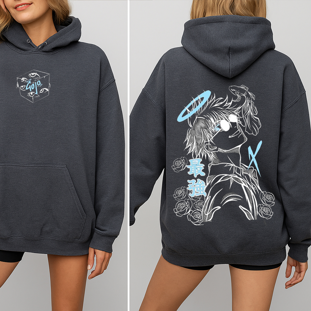 Satoru Gojo Jujutsu Kaisen Vintage Washed T-shirt/Crewneck/Hoodie