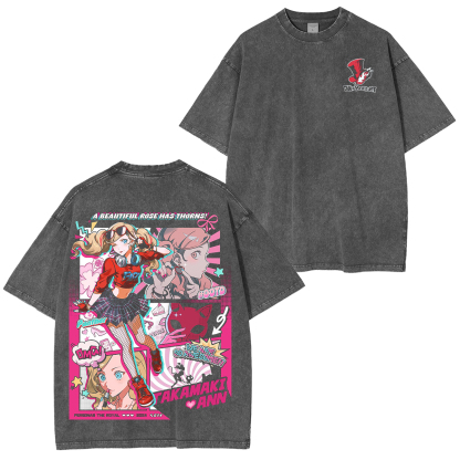 Personal5 Ann Takamaki: beauty, fire, rebellion Oversized Washed T-shirt/Crewneck/Hoodie