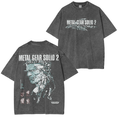 Metal Gear Solid 2 Washed T-shirt