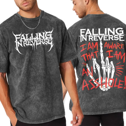 Falling In Reverse Vintage Unisex Washed T-Shirt