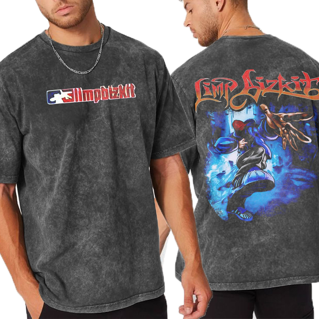 Limp Bizkit Band Vintage Unisex Washed T-Shirt