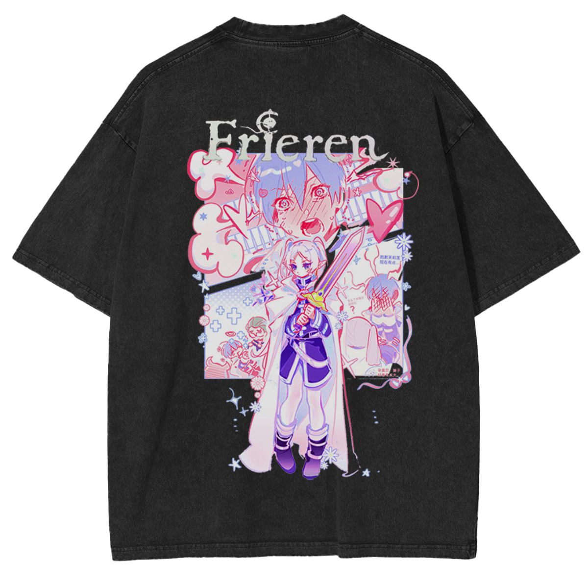 Frieren Retro Washed T-Shirt