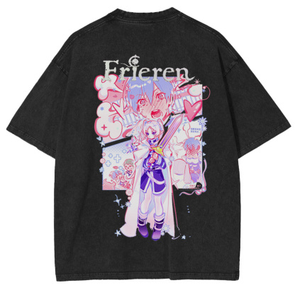 Frieren Retro Washed T-Shirt
