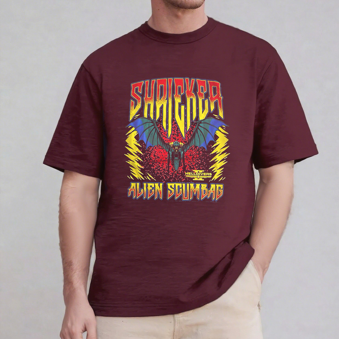 Helldivers 2 Shrieker Heavy Metal Unisex Shirt/Crewneck/Hoodie