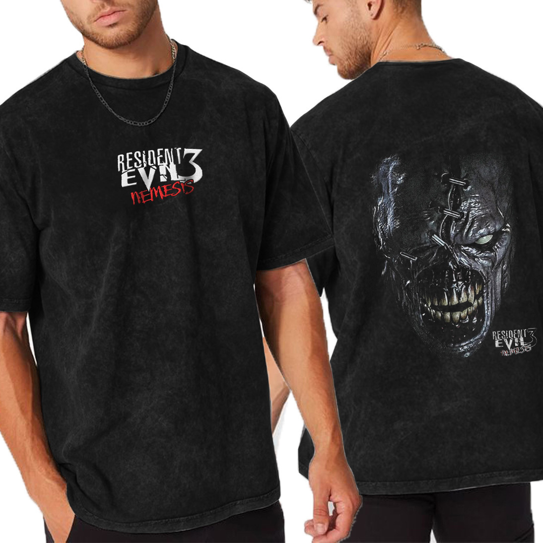 Resident Evil 3 Double Retro Washed T-Shirt