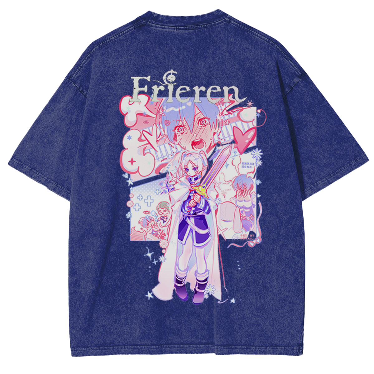 Frieren Retro Washed T-Shirt