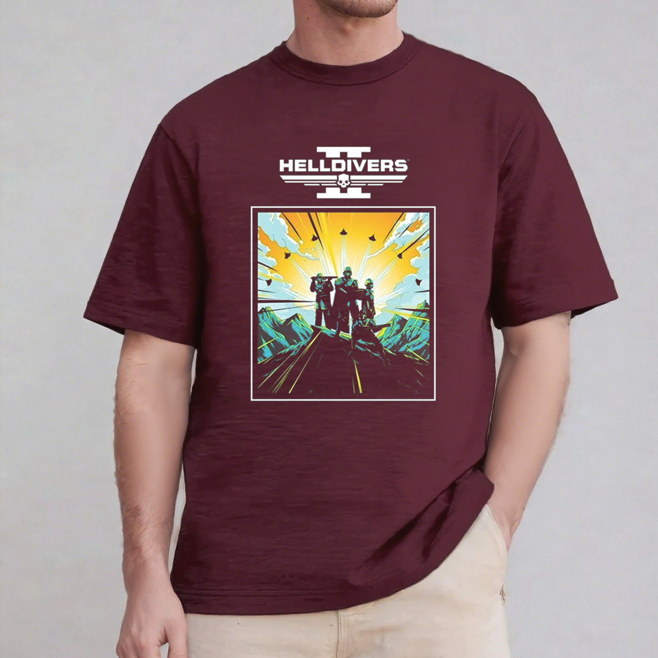 Helldivers 2 Grayscale Video Game Unisex Shirt/Crewneck/Hoodie