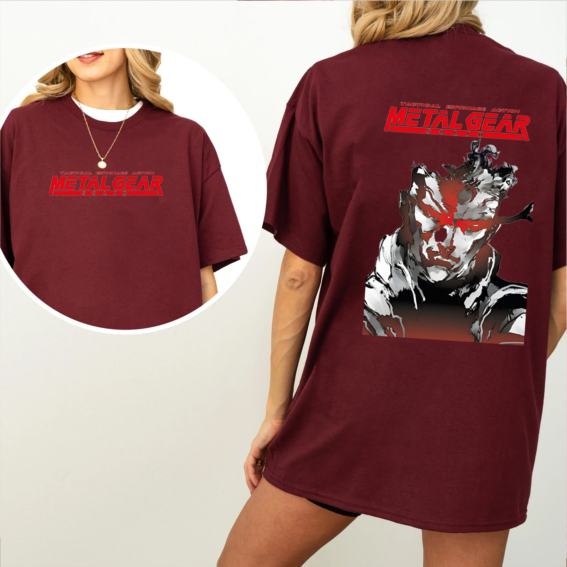 MetalGear Gray Fox Option C Unisex T-shirt