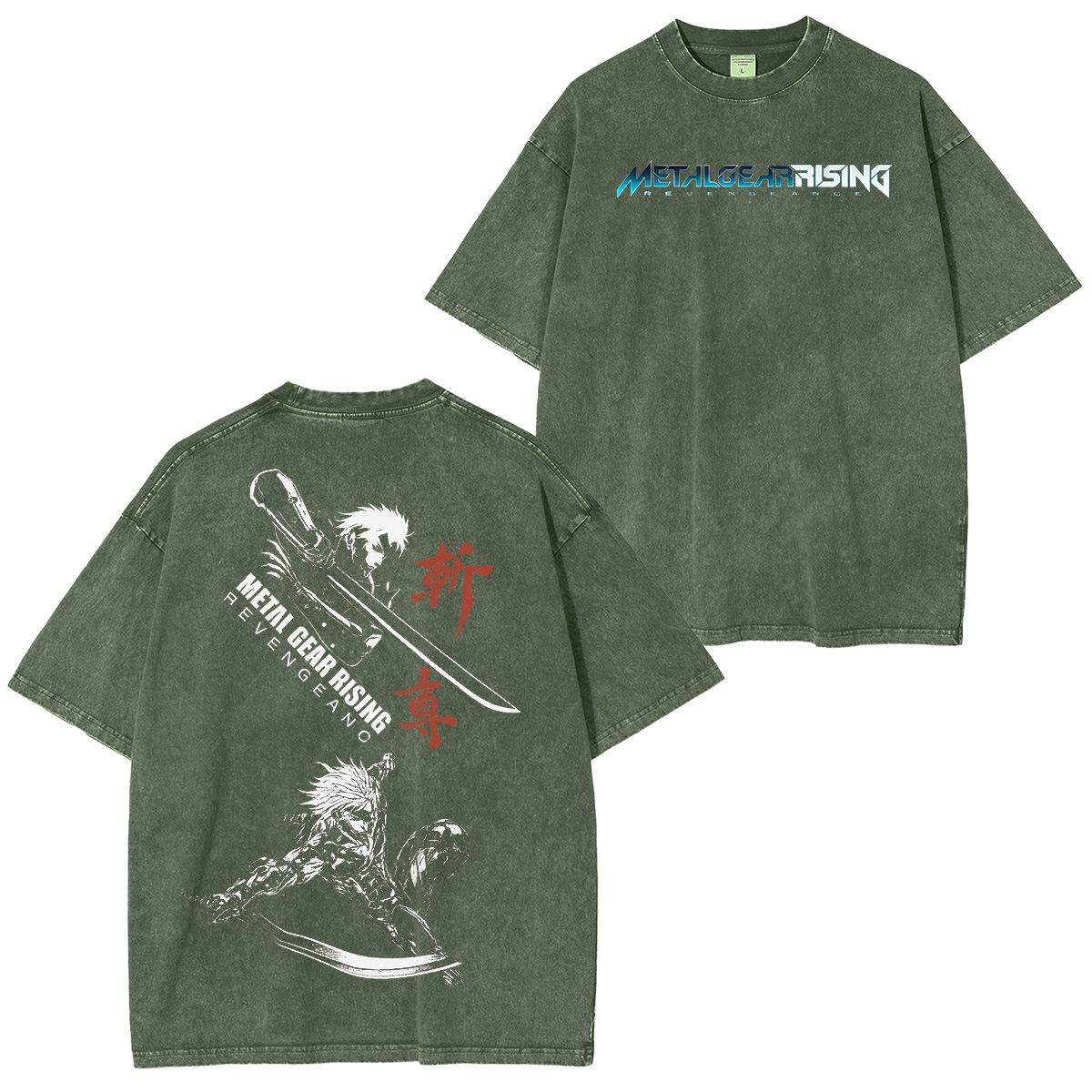 Metal Gear Rising Raiden Washed Unisex T-Shirt