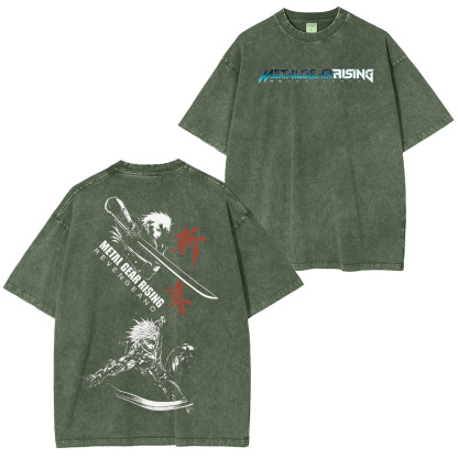 Metal Gear Rising Raiden Washed Unisex T-Shirt