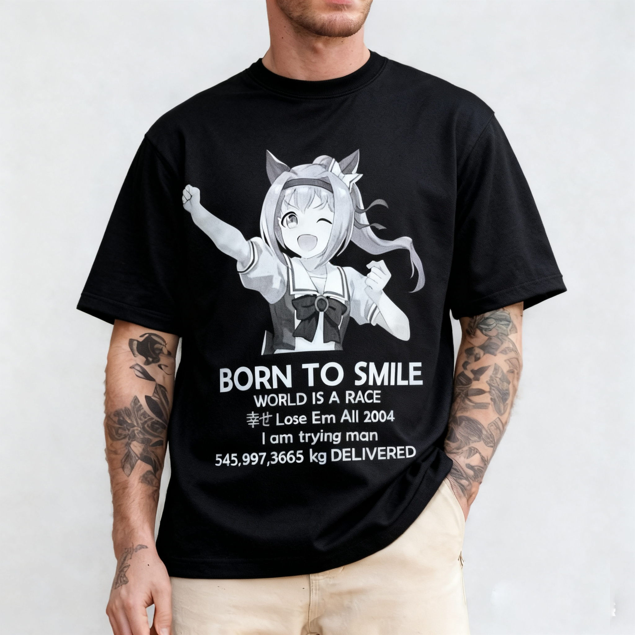 My daughter is so sweet and cute . Born to smile Haru Urara Unisex Shirt/Crewneck/Hoodie