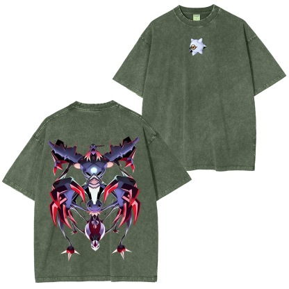Gaara Naruto Anime Anime Double  Vintage Washed T-shirt/Crewneck/Hoodie