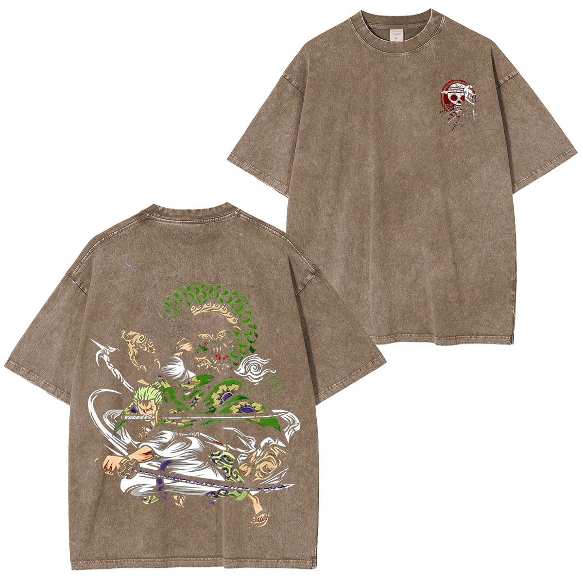 Lufdy Y Zoro Unisex Washed T-Shirt/Hoodie/Pullover Sweatshirt